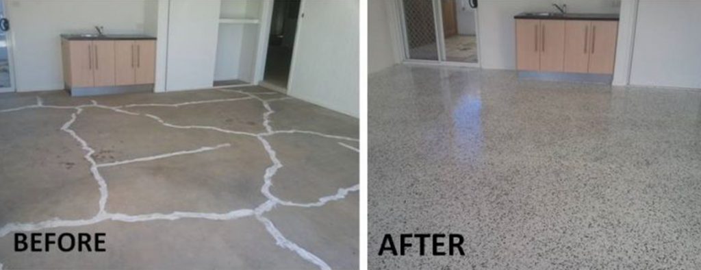 Image showcasing the coating before and after